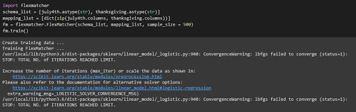 Import FlexMatcher